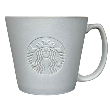 Venti Matte Gray Siren Collectible Mug Starbucks with embossed logo design and classic shape