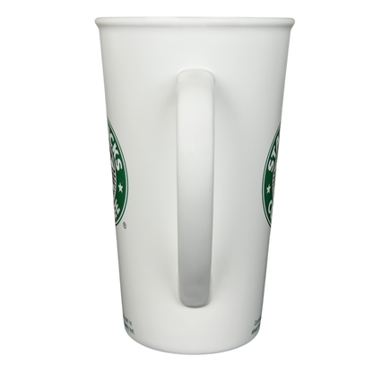 Starbucks Venti Siren white vintage mug showcasing the iconic Starbucks logo and classic design