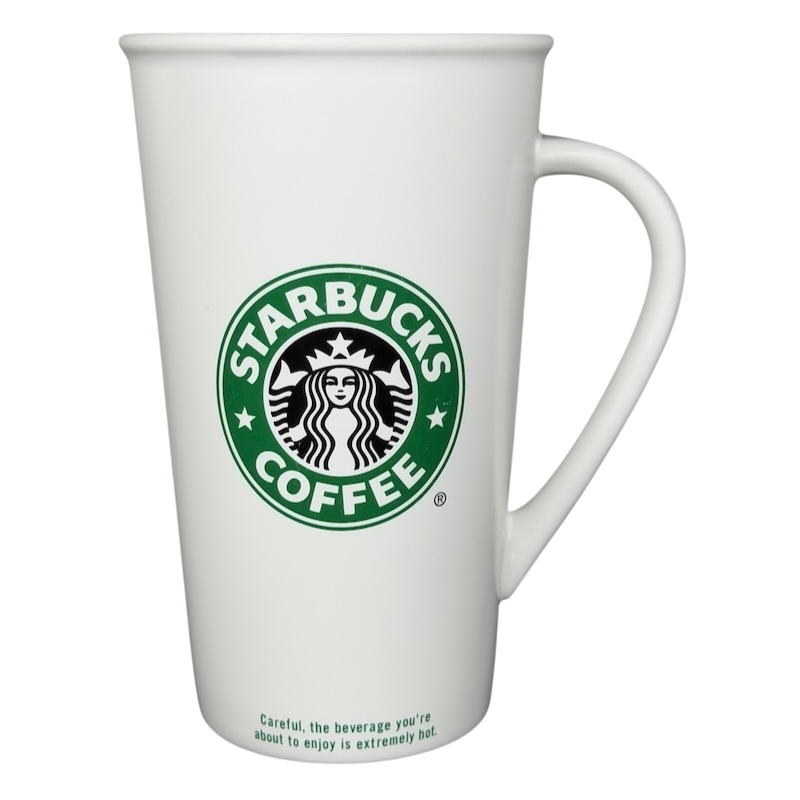 Starbucks Venti Siren white vintage mug featuring the iconic Starbucks logo