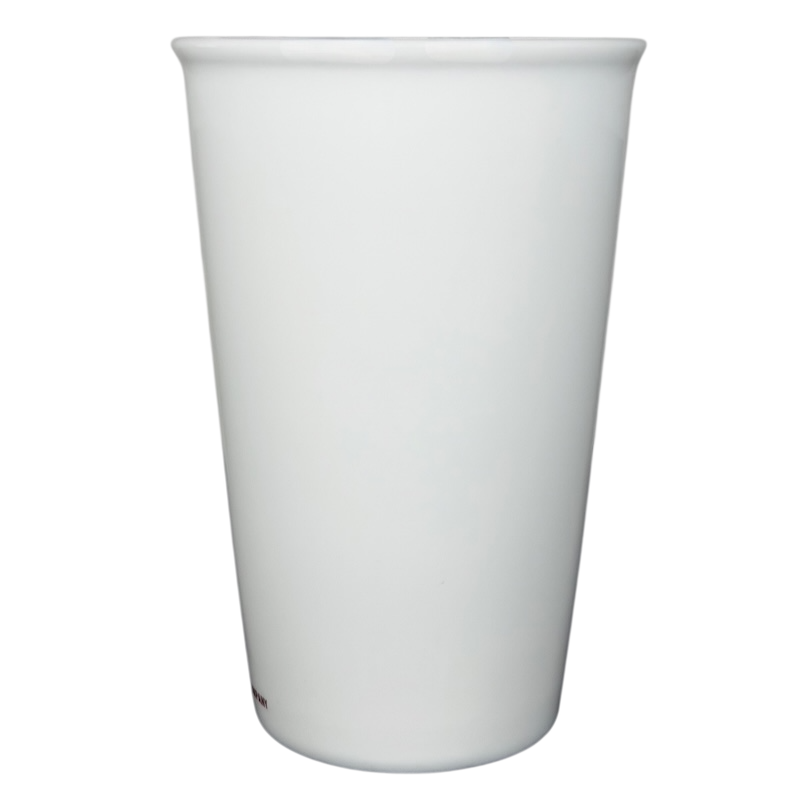 Starbucks Venti vintage mug in plain white design for enjoying your favorite beverages
