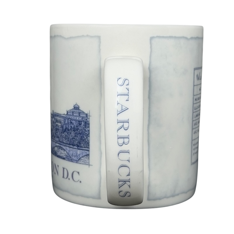 Starbucks Washington DC Architect Series vintage mug featuring iconic designs and detailed artwork