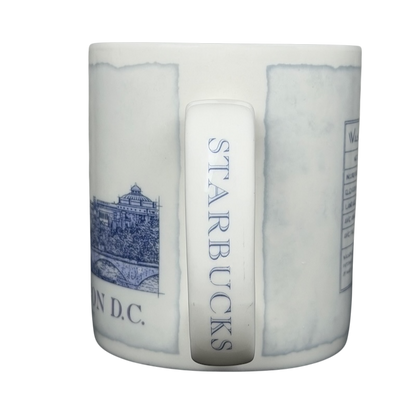 Starbucks Washington DC Architect Series vintage mug featuring iconic designs and detailed artwork