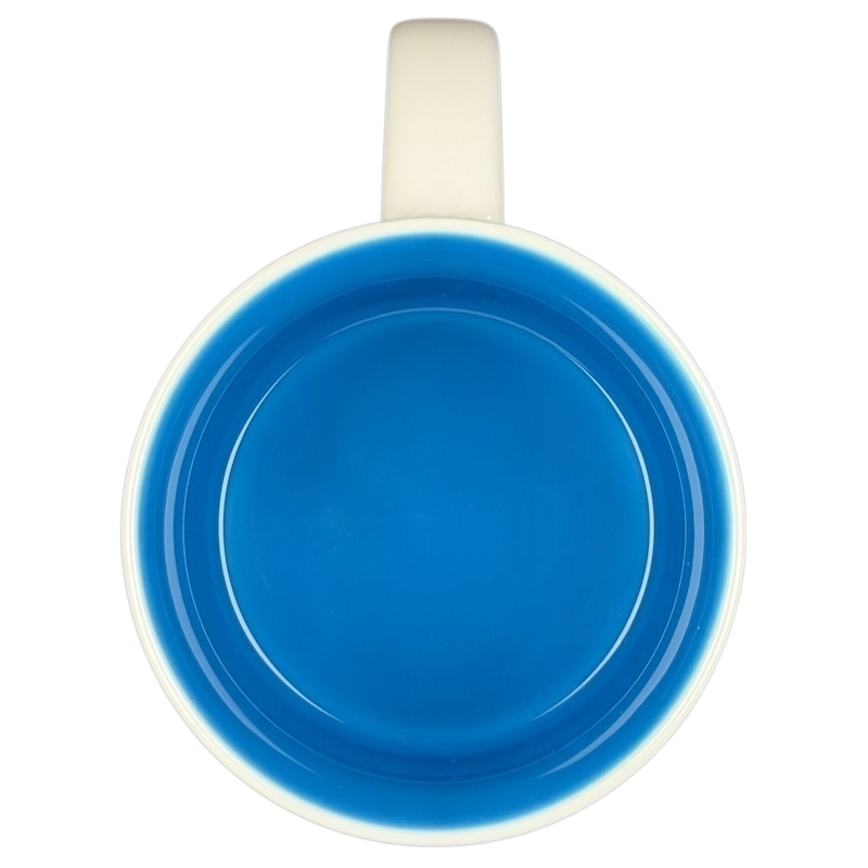 Starbucks Washington DC Been There collectible mug with a vibrant blue interior and classic design