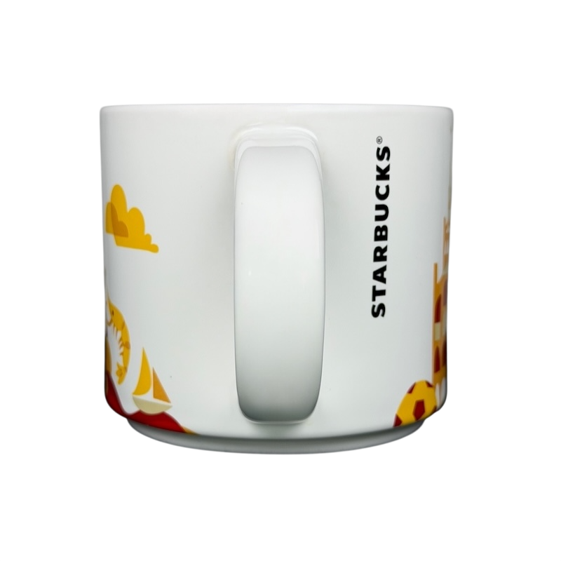 You Are Here Barcelona Mug Starbucks with iconic landmarks and vibrant designs for collectors