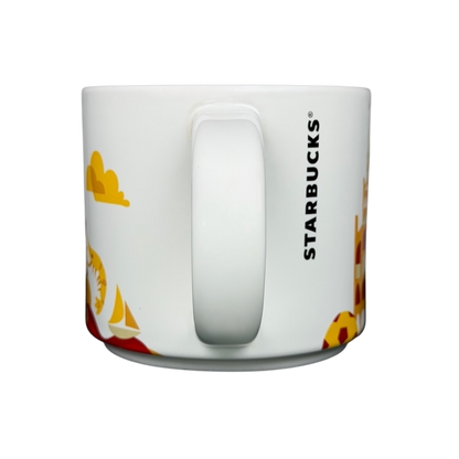 You Are Here Barcelona Mug Starbucks with iconic landmarks and vibrant designs for collectors
