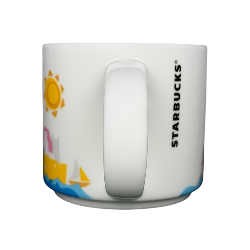 You Are Here Bodrum Mug Starbucks featuring vibrant colors and iconic local landmarks