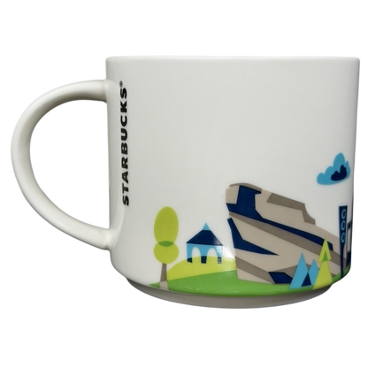 You Are Here Collection Denver Mug Starbucks featuring iconic Denver landmarks and colorful designs