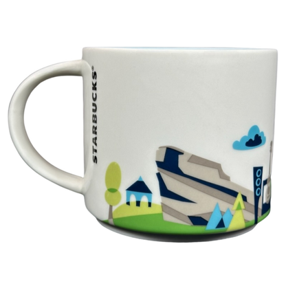 You Are Here Collection Denver Mug Starbucks featuring iconic Denver landmarks and colorful design