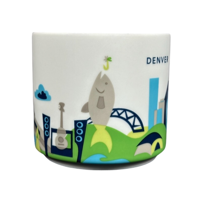 You Are Here Collection Denver Mug Starbucks featuring local landmarks and vibrant designs
