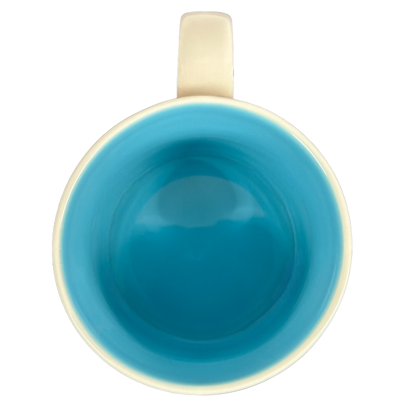 You Are Here Collection Denver Mug Starbucks featuring a vibrant turquoise interior