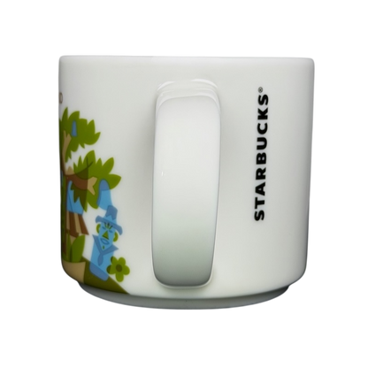 You Are Here Collection Disneyland Adventureland Mug Starbucks with colorful jungle design