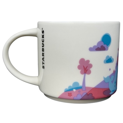 You Are Here Collection Disneyland Fantasyland Mug Starbucks with colorful design showcasing Fantasyland scenes