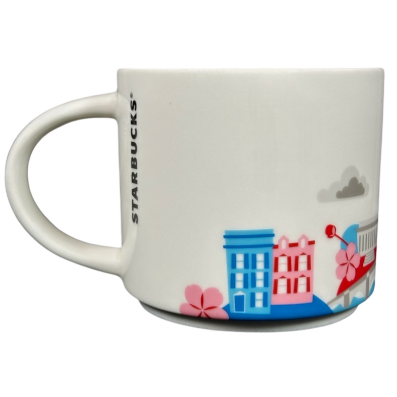 You Are Here Collection Washington D.C. Mug Starbucks featuring iconic landmarks and colorful designs