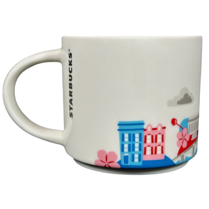 You Are Here Collection Washington D.C. Mug Starbucks featuring iconic landmarks and colorful designs