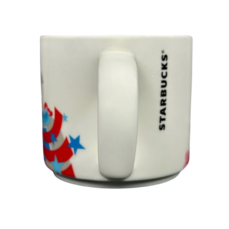 You Are Here Collection Washington D.C. Mug Starbucks featuring iconic designs in red and blue colors