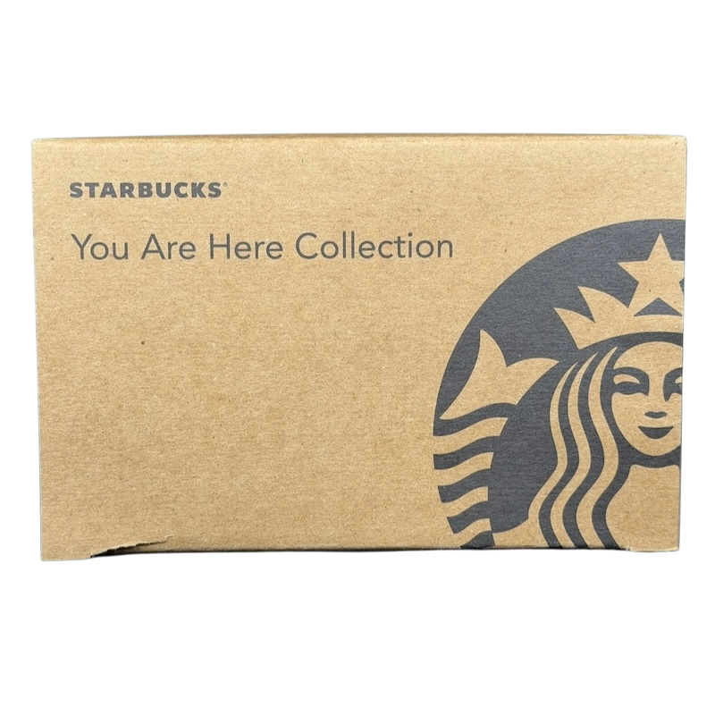 Starbucks You Are Here France collectible mug in its box featuring the You Are Here Collection design