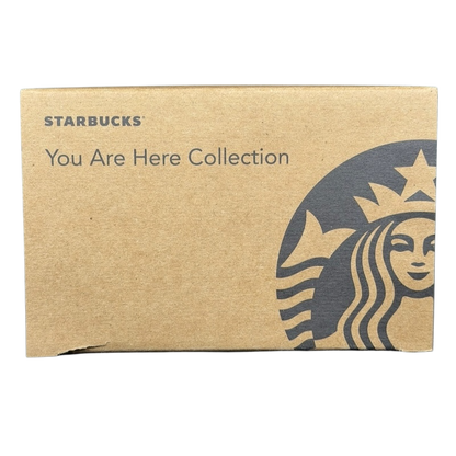 Starbucks You Are Here France collectible mug in its box featuring the You Are Here Collection design