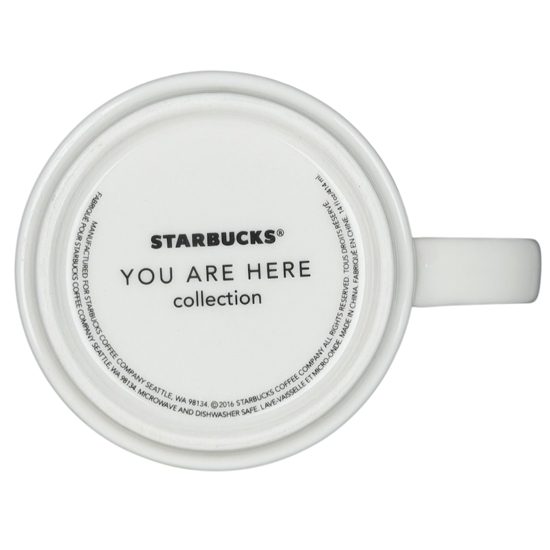 Starbucks You Are Here Portland mug featuring a classic white design and iconic collection branding