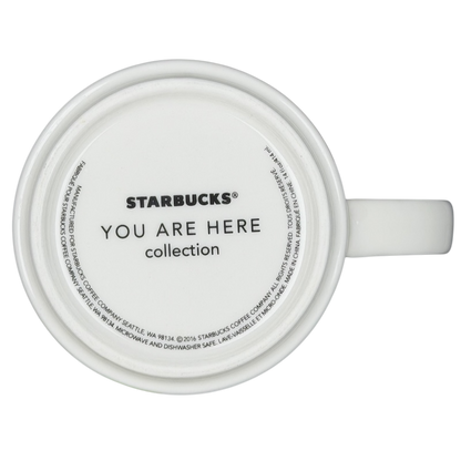 Starbucks You Are Here Portland mug featuring a classic white design and iconic collection branding