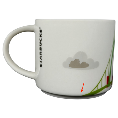 Starbucks You Are Here Portland mug featuring local landmarks and city colors