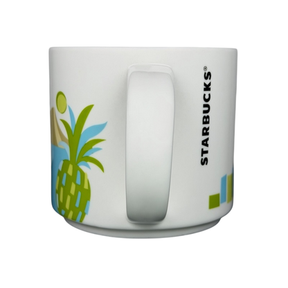 You Are Here Waikiki Mug Starbucks featuring colorful pineapple design and signature branding