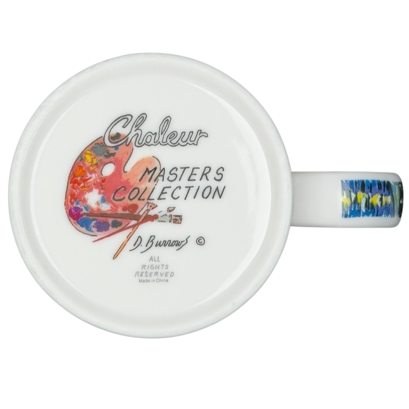 Starry Night Over the Rhone Chaleur mug featuring a colorful art-inspired design and a comfortable handle.