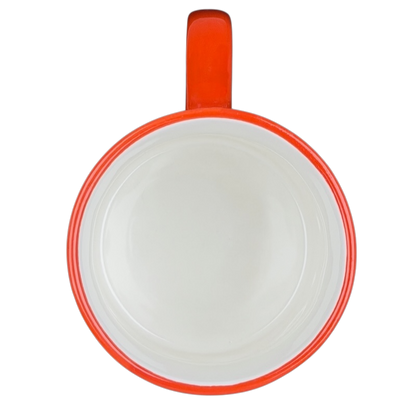 Artisan Collection Letter M Monogram Mug 10 Strawberry Street in vibrant red with a smooth interior