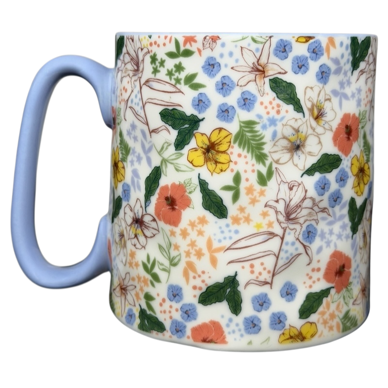Bella Floral Wildflower Lavender Handle Mug 10 Strawberry Street with vibrant floral patterns