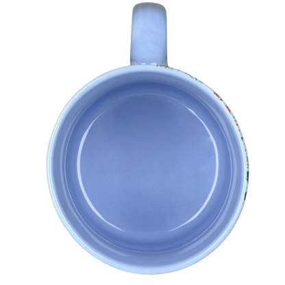 Bella Floral Wildflower Lavender Handle Mug 10 Strawberry Street featuring a smooth lavender interior