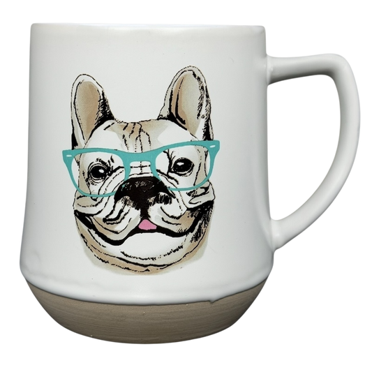 Style Is Everything French Bulldog Mug Spectrum Designz featuring a cute bulldog with glasses