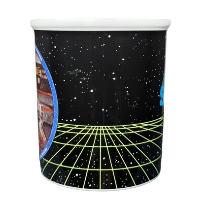 Sulu Star Trek vintage mug featuring space design with vibrant colors and classic Starfleet imagery