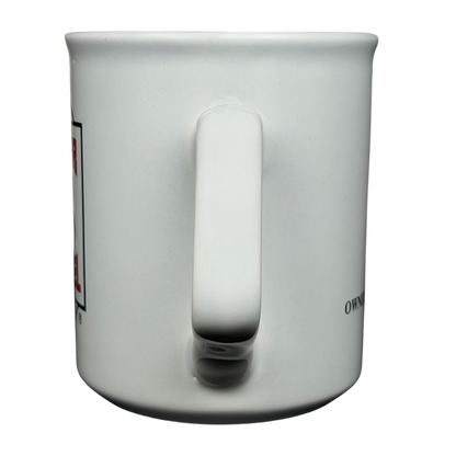 Super 8 Motel vintage mug with a classic design and curved handle, perfect for collectors