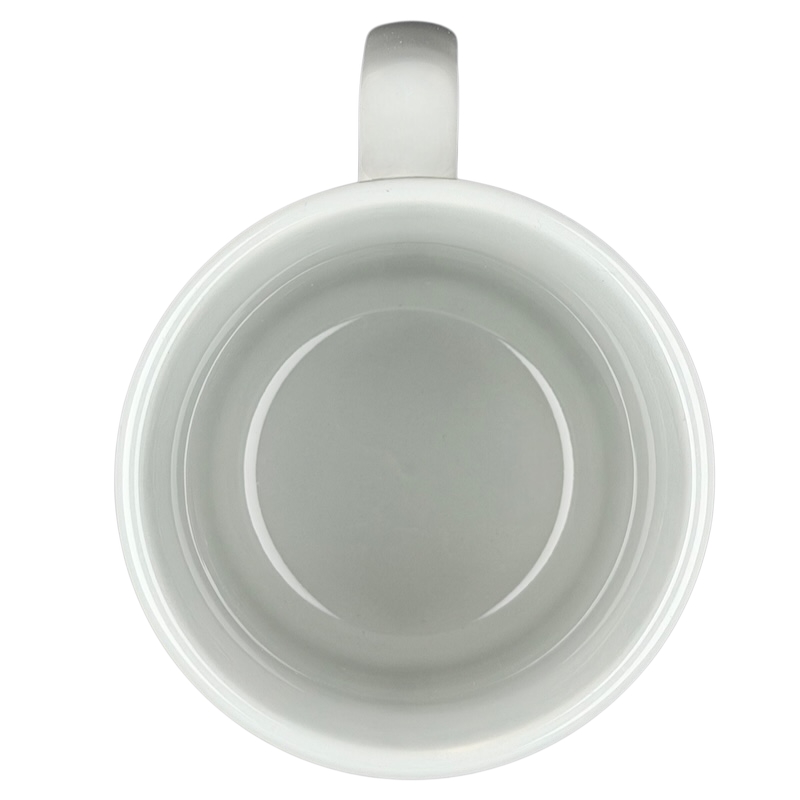 Super 8 Motel vintage mug with a classic design and a smooth white finish