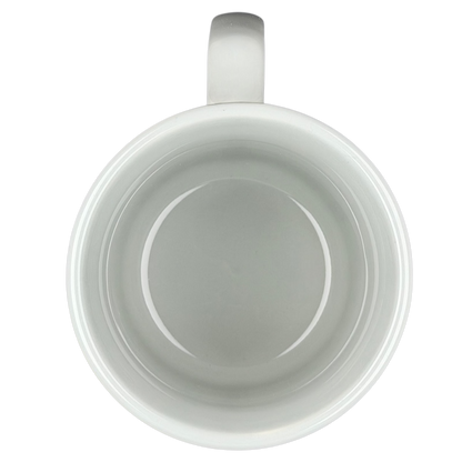 Super 8 Motel vintage mug with a classic design and a smooth white finish