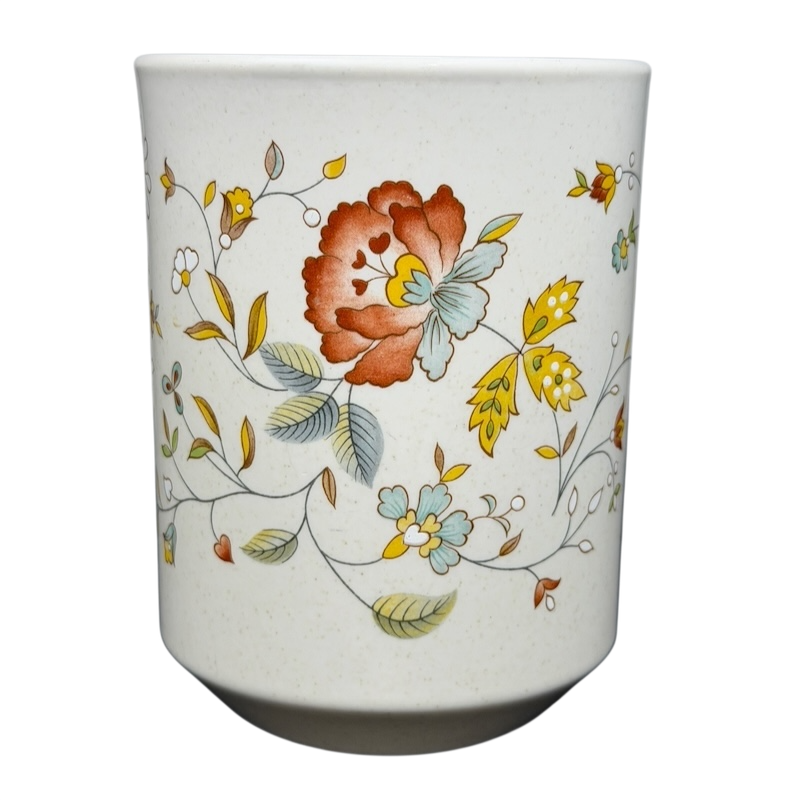 Temperware Merriment Mug Lenox featuring floral designs in vibrant colors for a cheerful table setting