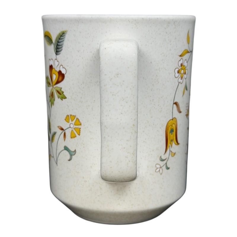 Temperware Merriment Mug Lenox featuring colorful floral designs and a sturdy handle