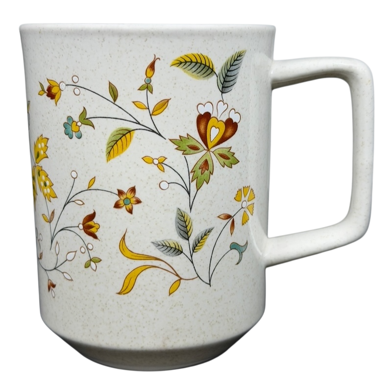 Lenox Temperware Merriment Mug with Floral Pattern and Speckled Finish for Everyday Use