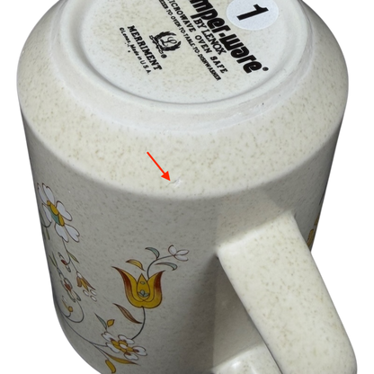 Temperware Merriment Mug Lenox featuring floral design and durable ceramic material
