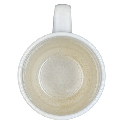 Inside view of Temperware Merriment Mug Lenox showcasing its smooth beige finish