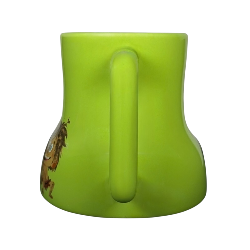 The Good Dinosaur Arlo Spot mug in vibrant green with a cute character design