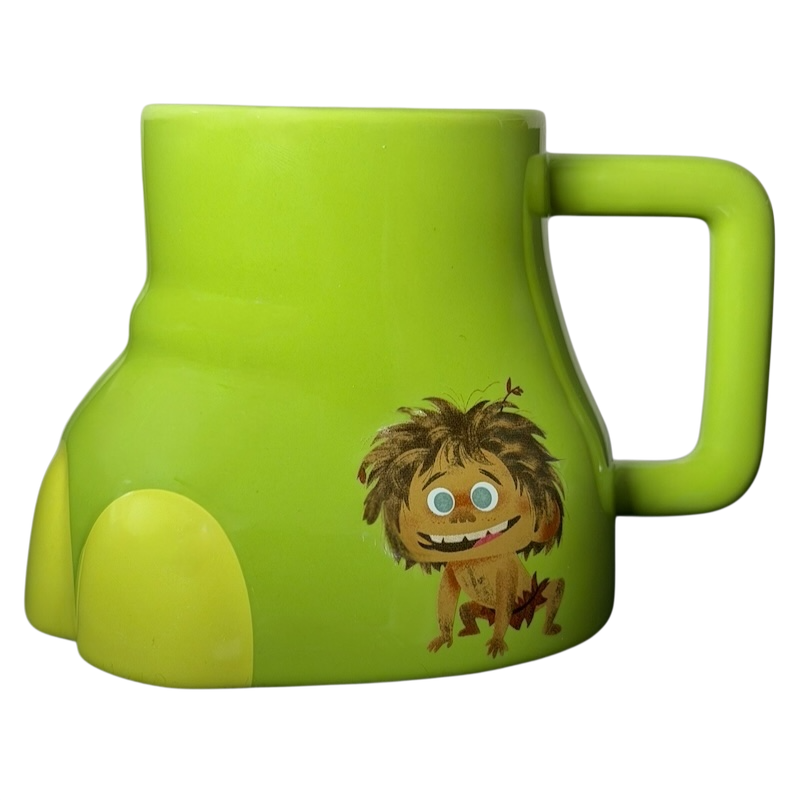 The Good Dinosaur Arlo Spot mug in green with a playful character design for fans of the movie