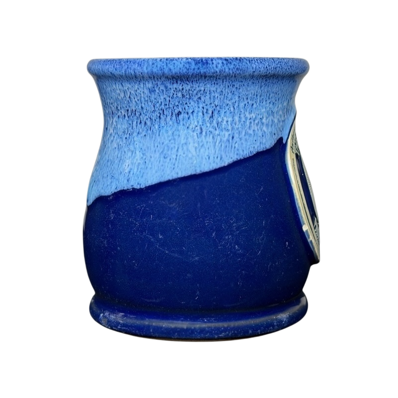 The Original Pancake House Poway and Temecula California Blue Mug 2017 Deneen Pottery with a unique design