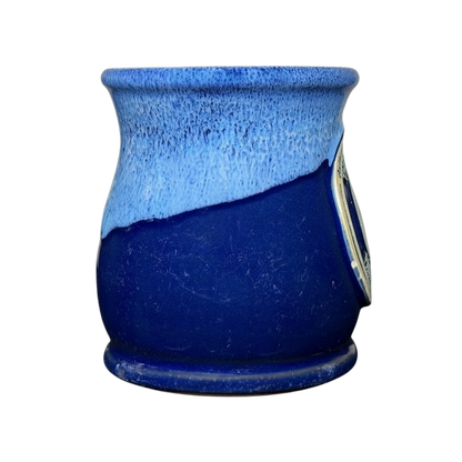 The Original Pancake House Poway and Temecula California Blue Mug 2017 Deneen Pottery with a unique design