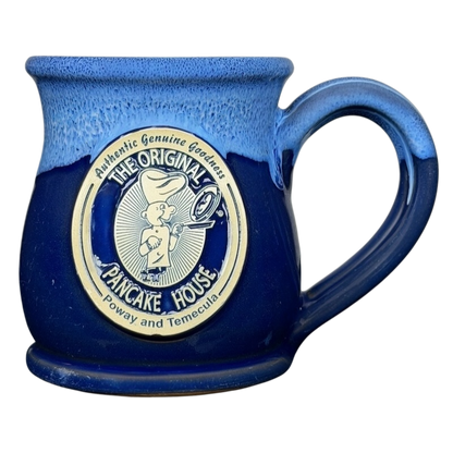 Deneen Pottery Blue Mug from The Original Pancake House Poway and Temecula California 2017
