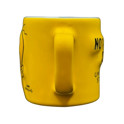 The Simpsons Homer Simpson Not-So-Hot Shot Universal Studios Mini Mug in bright yellow with playful design