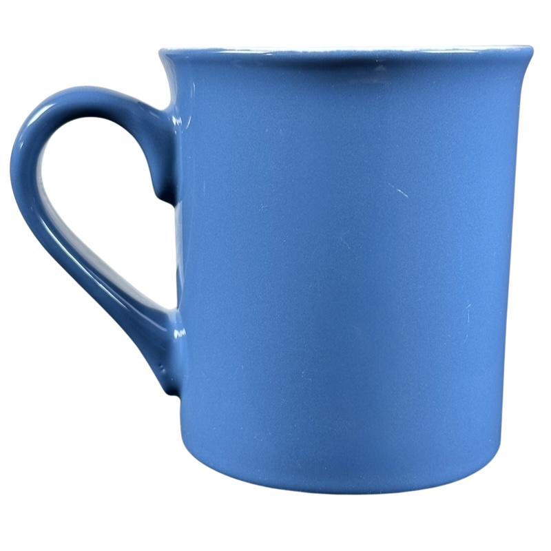 THL blue ceramic coffee mug with comfortable handle and matte finish it is what it is rare mug for collectors