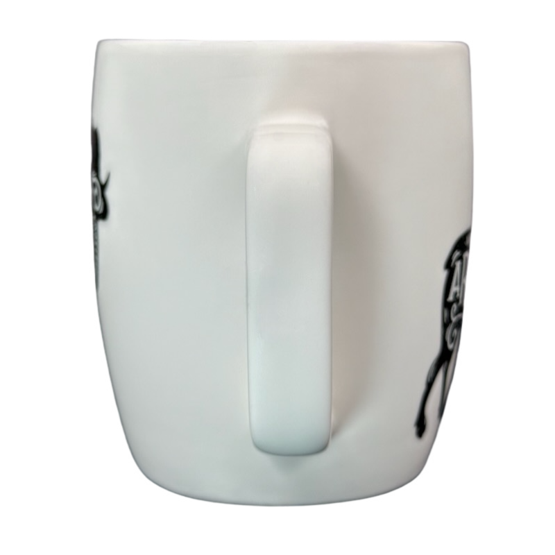 Aries Astrology Zodiac Mug Threshold with a sleek white design and handle, perfect for zodiac enthusiasts