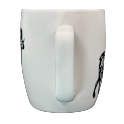 Aries Astrology Zodiac Mug Threshold with a sleek white design and handle, perfect for zodiac enthusiasts