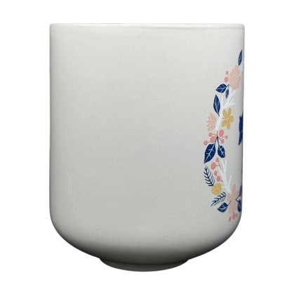 Threshold bear with me collectible coffee mug featuring floral design and smooth white finish