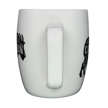 Threshold CAPRICORN Astrology Zodiac Mug with a sleek white design and stylish handle